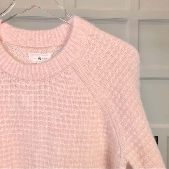 NWT Lou & Grey Alpaca Blend Waffle Knit Sweater - Picture 7 of 9